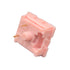 Achterkant van de KTT Peach switch met gouden pinnen